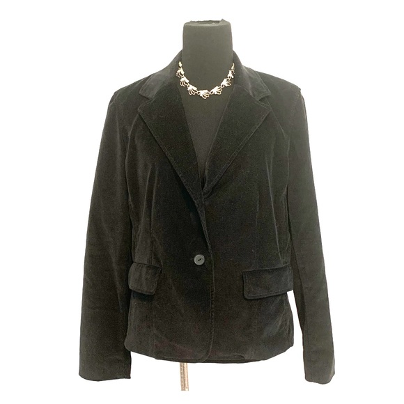 New Frontier Jackets & Blazers - 🔴 Black corduroy jacket